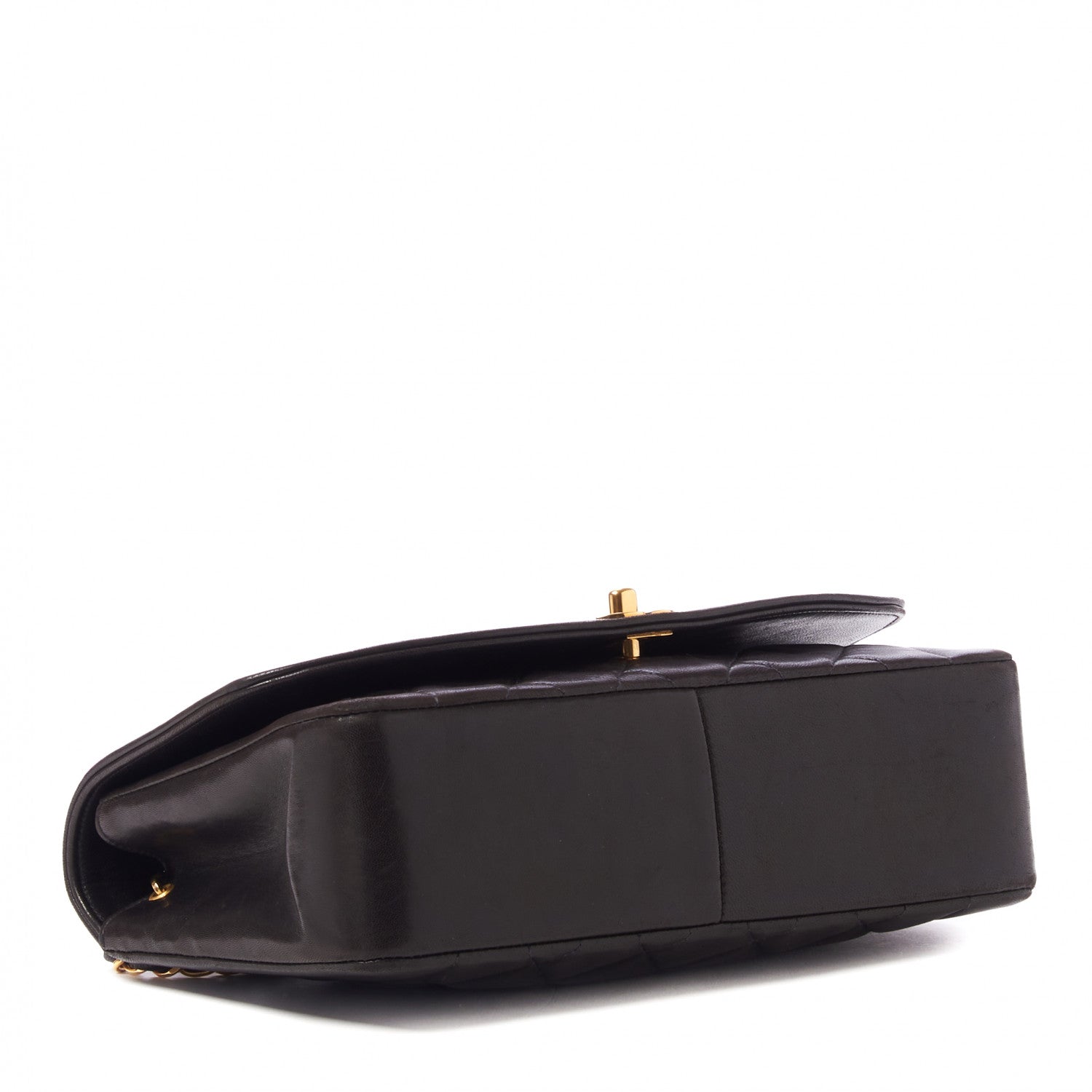 Chanel Lambskin Quilted Medium Single Flap Black 4 of 10