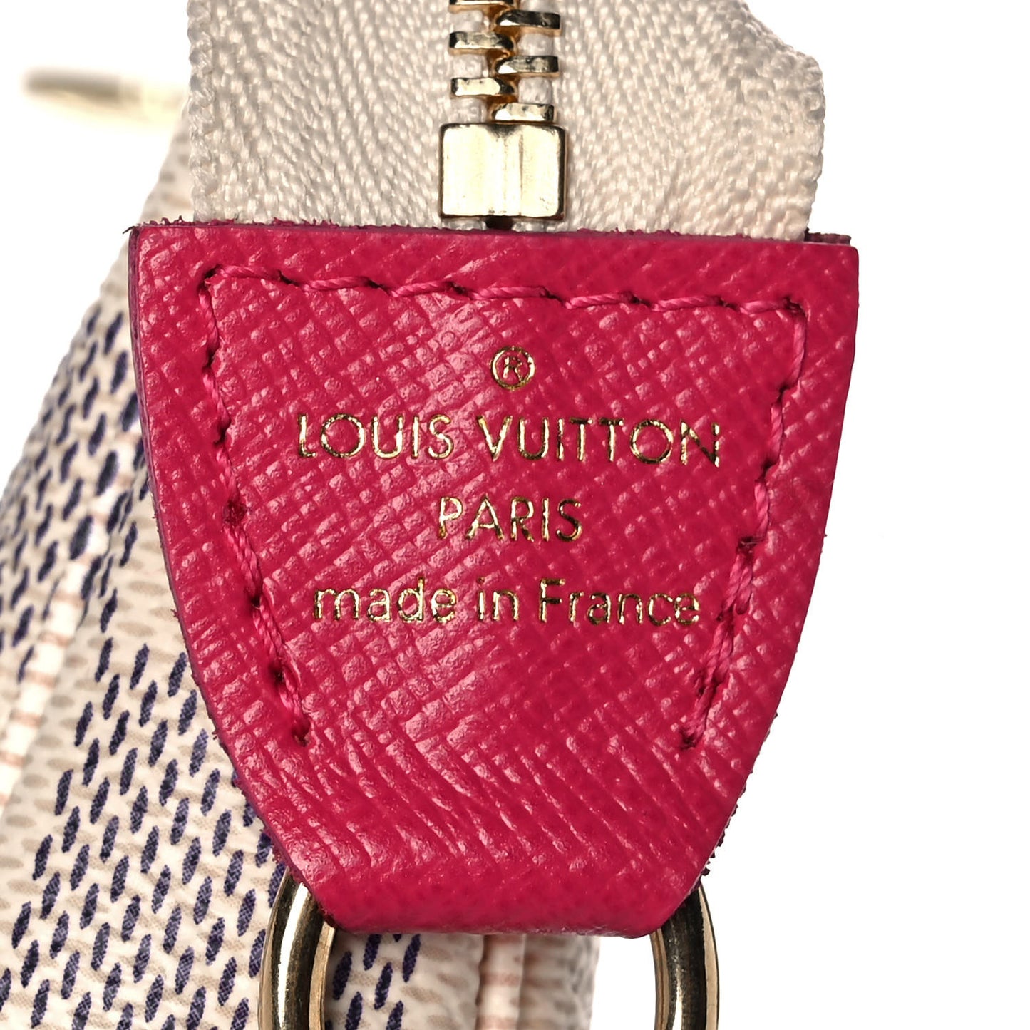 Damier Azur 2021 Christmas Animation Hollywood Mini Pochette Accessories Fuchsia