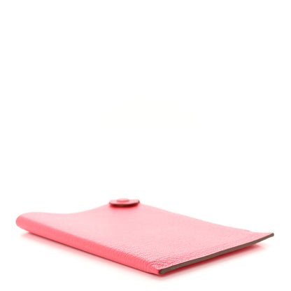Hermes Chevre Mysore Tarmac PM Passport Holder Rose Lipstick 4 of 10