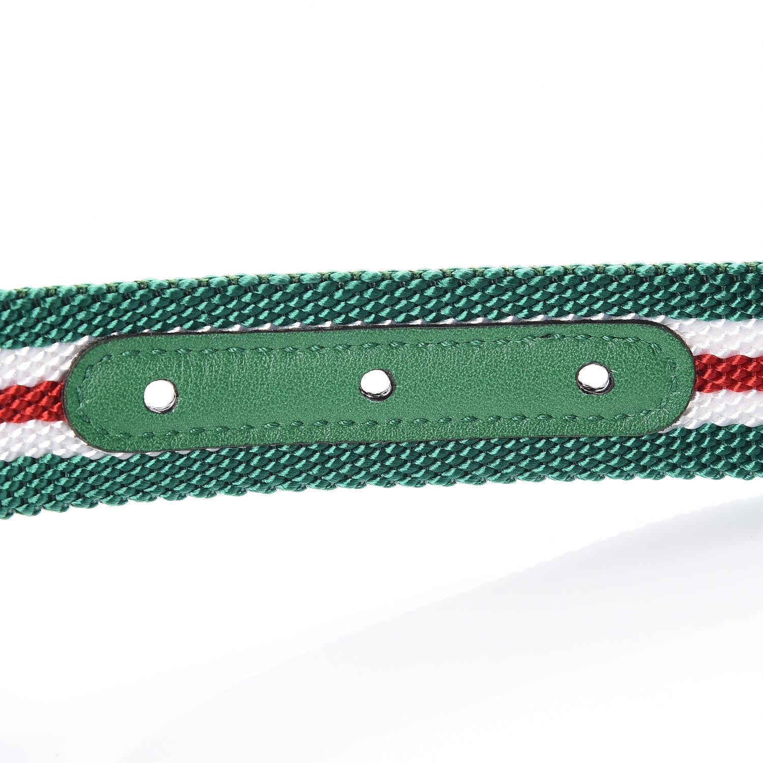 Gucci Canvas Striped GG Belt 90 36 Green Red 6 of 7