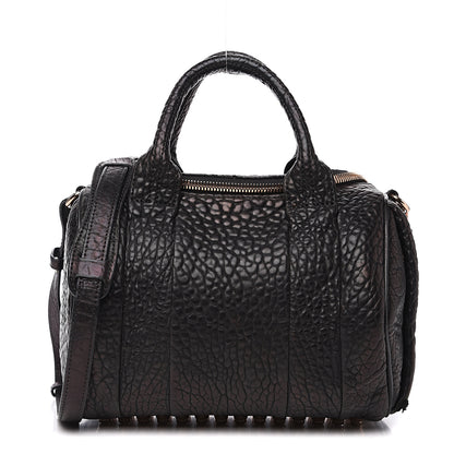 Alexander Wang Pebbled Lambskin Rockie Black Rose Gold Hardware 1 of 16