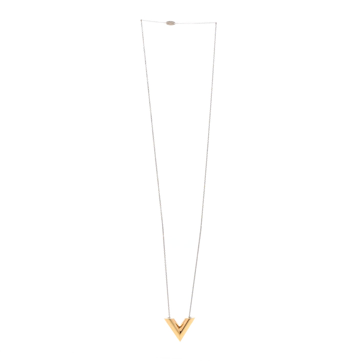 Essential V Necklace Gold
