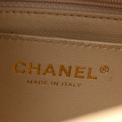 Chanel Caviar Quilted Mini Top Handle Rectangular Flap Beige 6 of 13