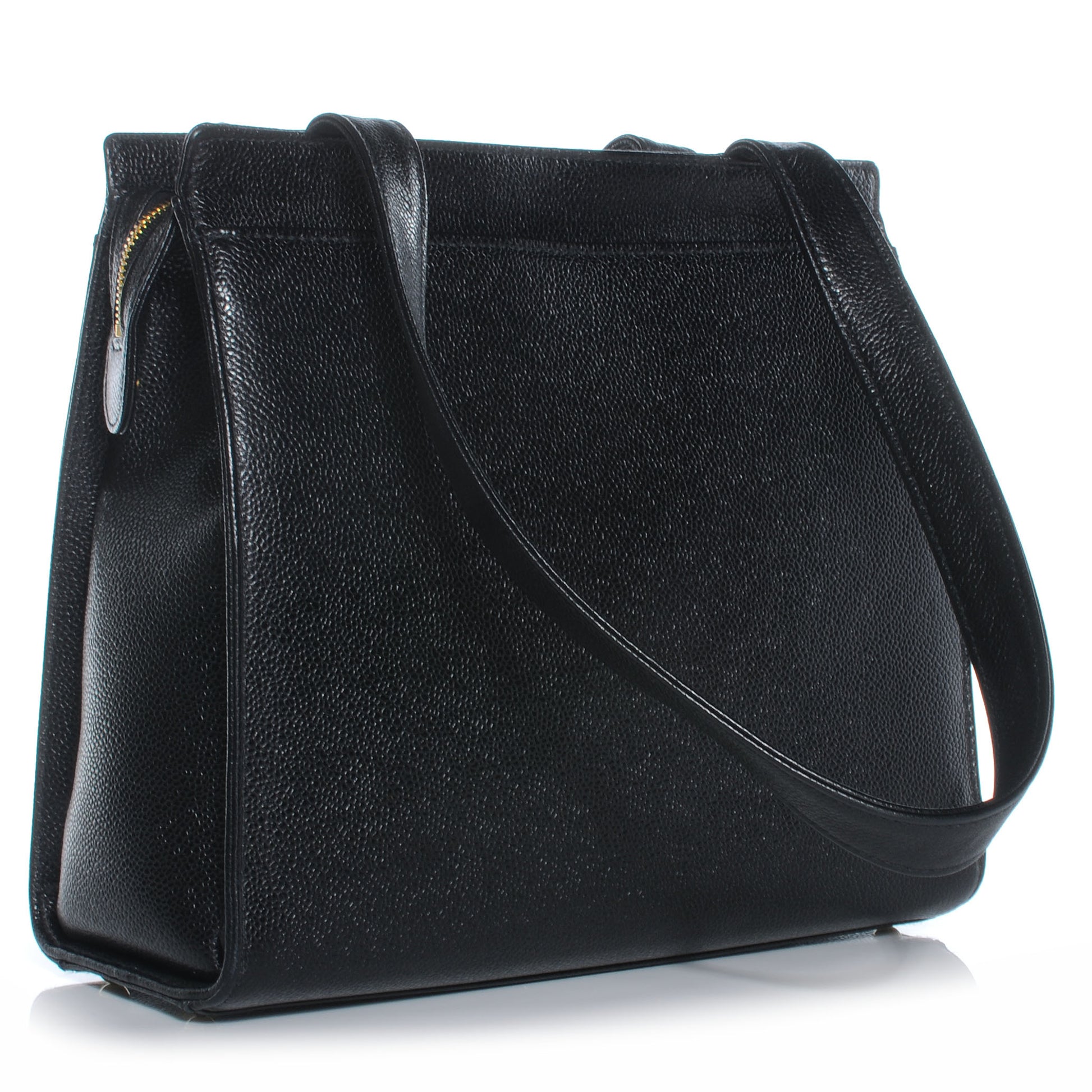 Chanel Caviar Shoulder Bag Black 3 of 8
