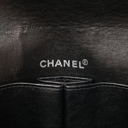 Chanel Jersey Patent Quilted 2.55 Reissue East West Flap Black 6 of 13