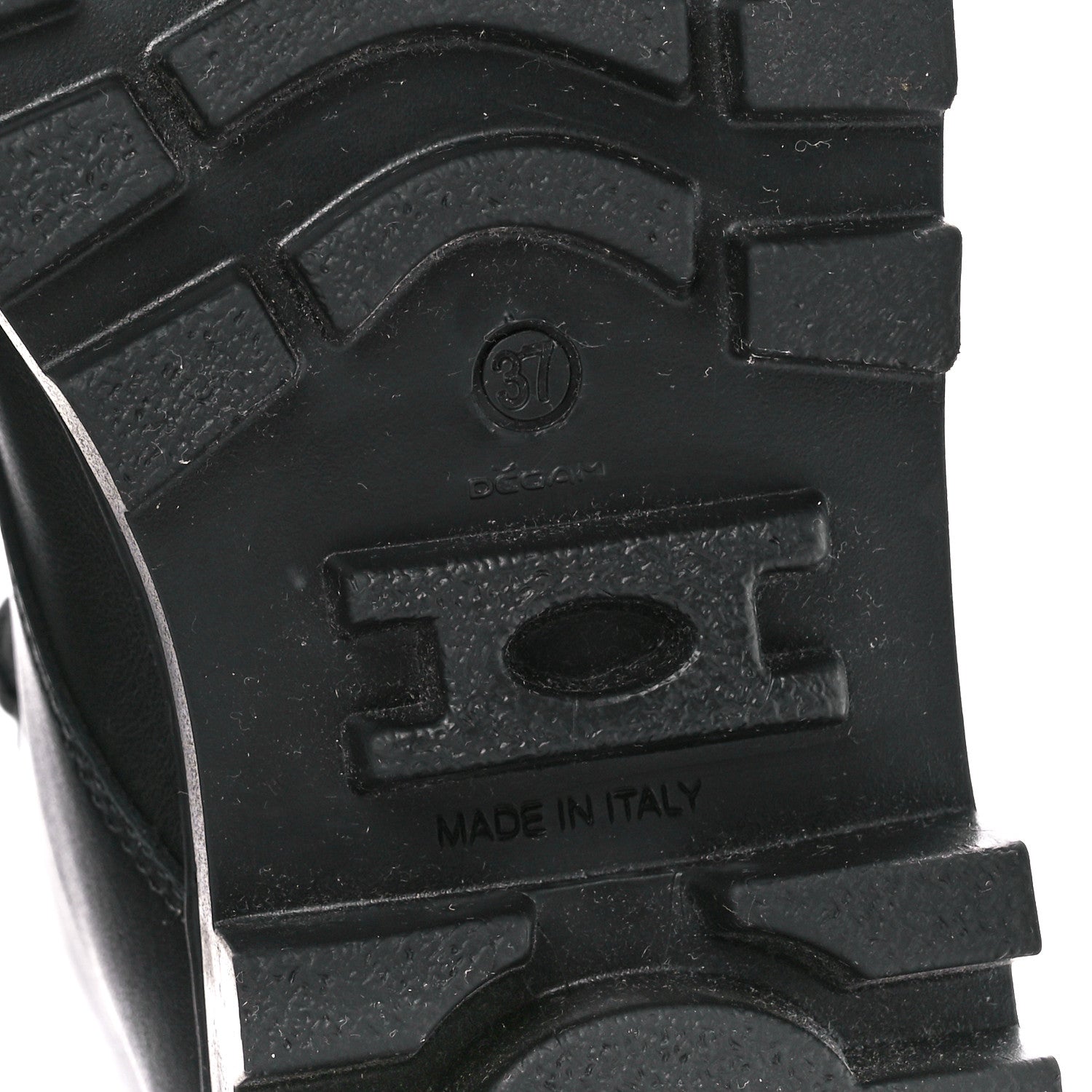 Loewe Calfskin Rubber Combat Boots 37 Black 6 of 9