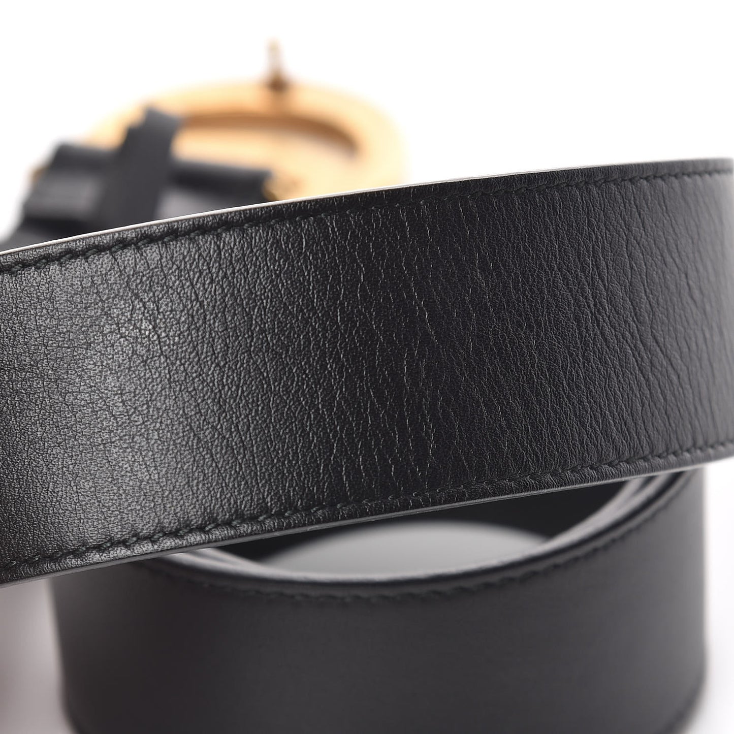 Calfskin Double G 40mm Belt 80 32 Black
