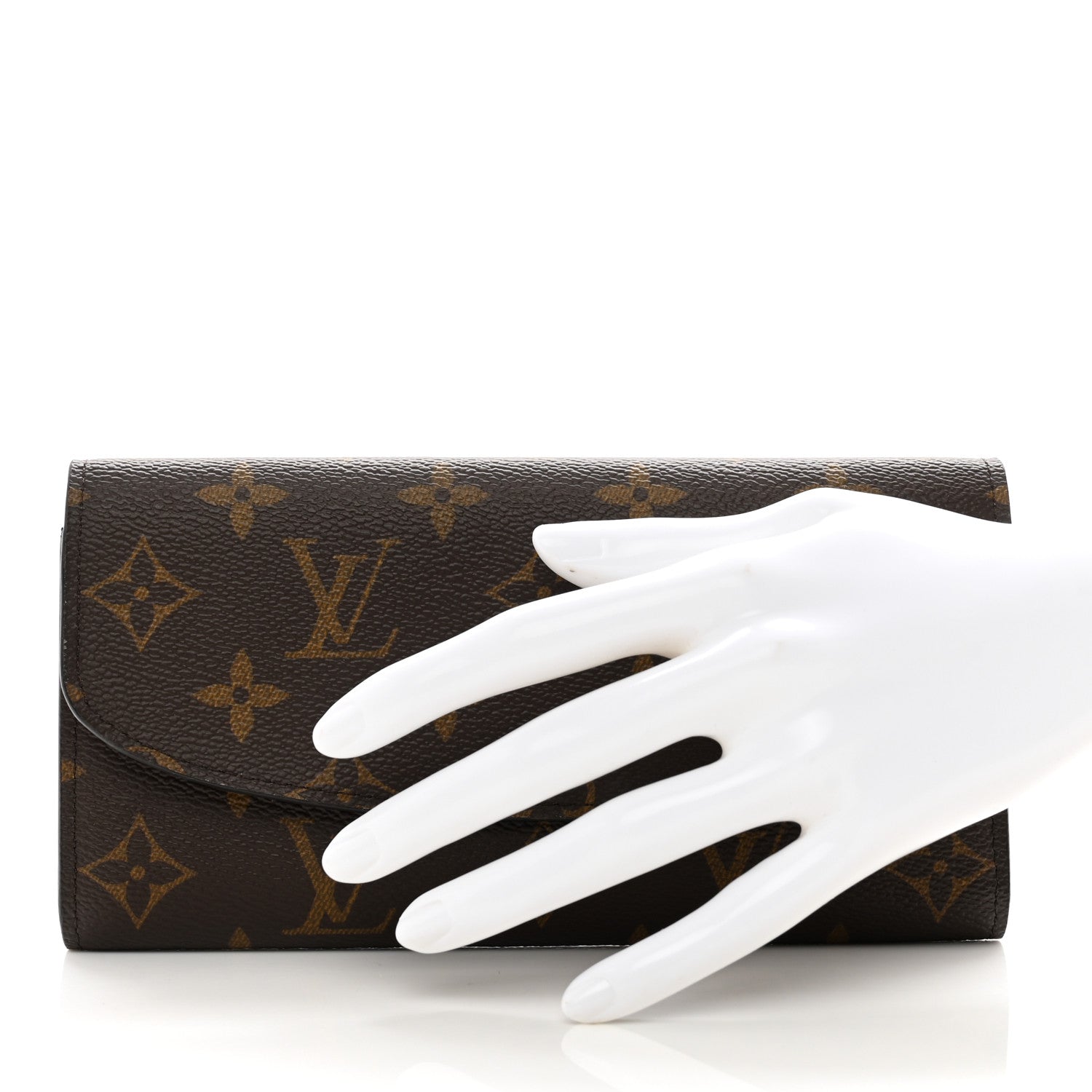 Louis Vuitton Monogram Emilie Wallet Rose Ballerine 2 of 7