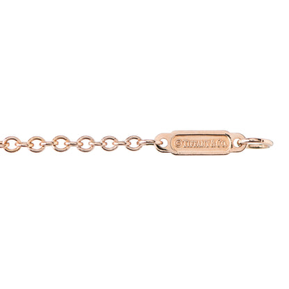 Tiffany 18K Rose Gold Diamond Atlas Bar Pierced Bracelet 4 of 4