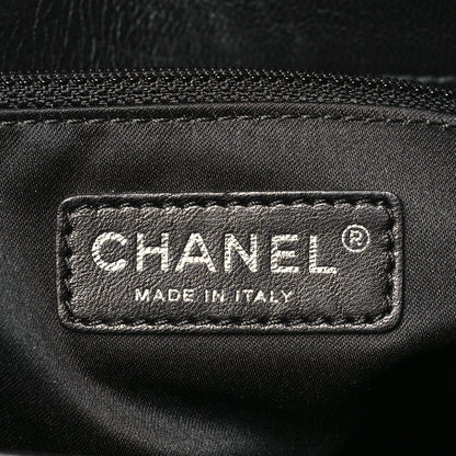 Chanel Lambskin Quilted Chanel 3 Maxi Flap Bag Black 5 of 9