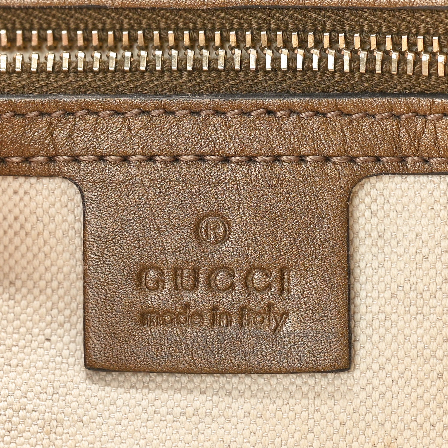 Gucci Monogram Lurex Heart Bit Charm Top Handle Tote Bronze 6 of 15