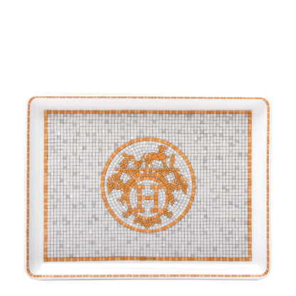 Hermes Porcelain Mosaique au 24 Sushi Plate 1 of 7