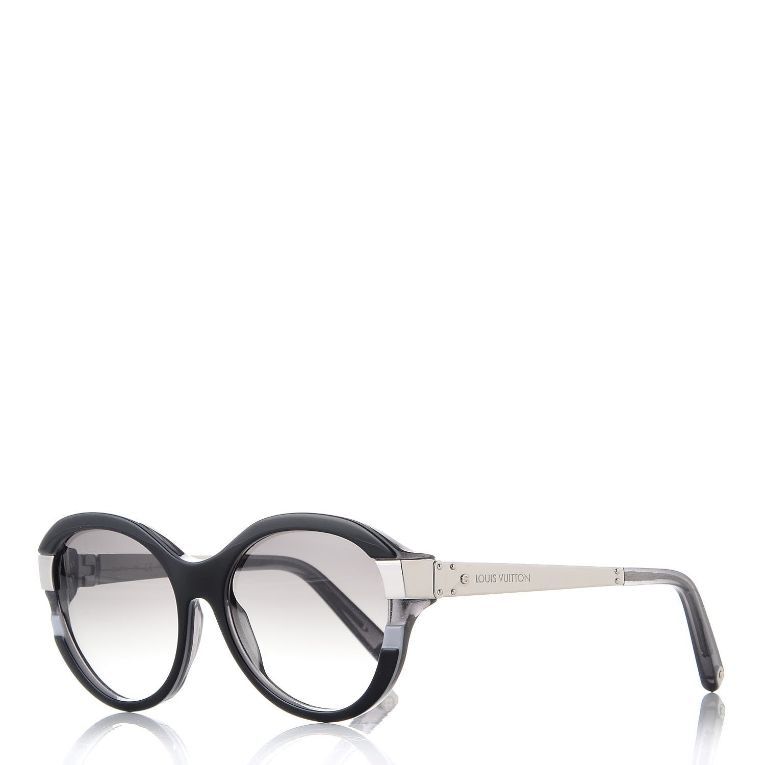 Louis Vuitton Acetate Petit Soupcon Cat Eye Sunglasses Z0489W Black 1 of 7