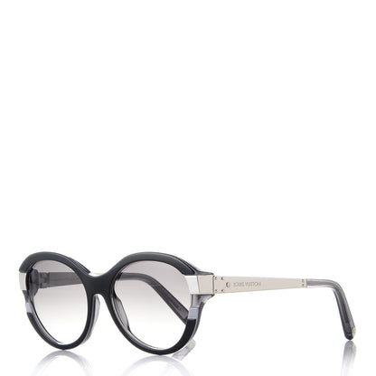 Louis Vuitton Acetate Petit Soupcon Cat Eye Sunglasses Z0489W Black 1 of 7