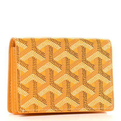 Goyard Goyardine Business Card Holder Yellow 3 of 7