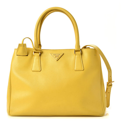 Prada Saffiano Lux Medium Tote Girasole 1 of 15