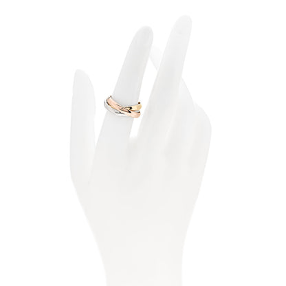 Cartier 18K Pink Yellow White Gold Classic Trinity Ring 52 6 2 of 6