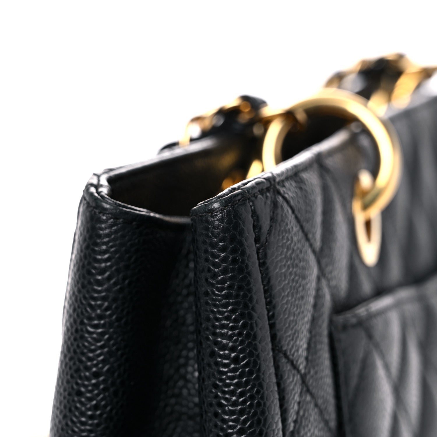 Chanel Caviar Quilted Grand Shopping Tote GST Black 17 of 20