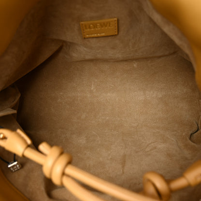 Loewe Mellow Nappa Donut Medium Chain Flamenco Knot Clutch Sahara 5 of 9