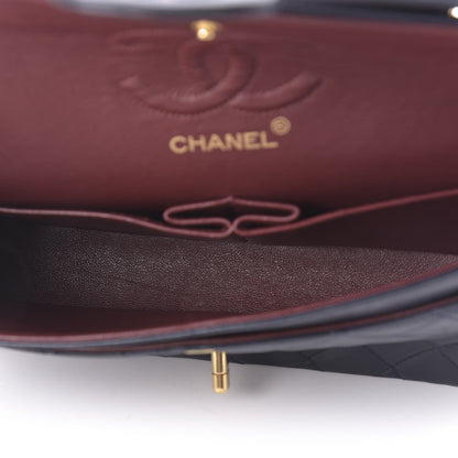 Chanel Lambskin Quilted Small Double Flap Navy 5 of 10