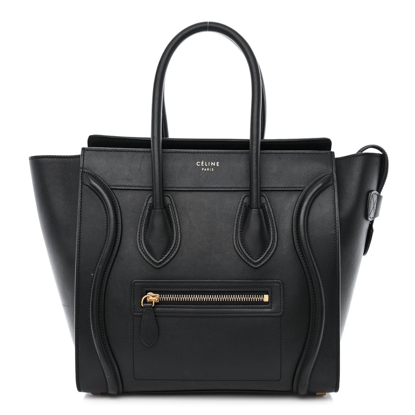 Smooth Calfskin Micro Luggage Black