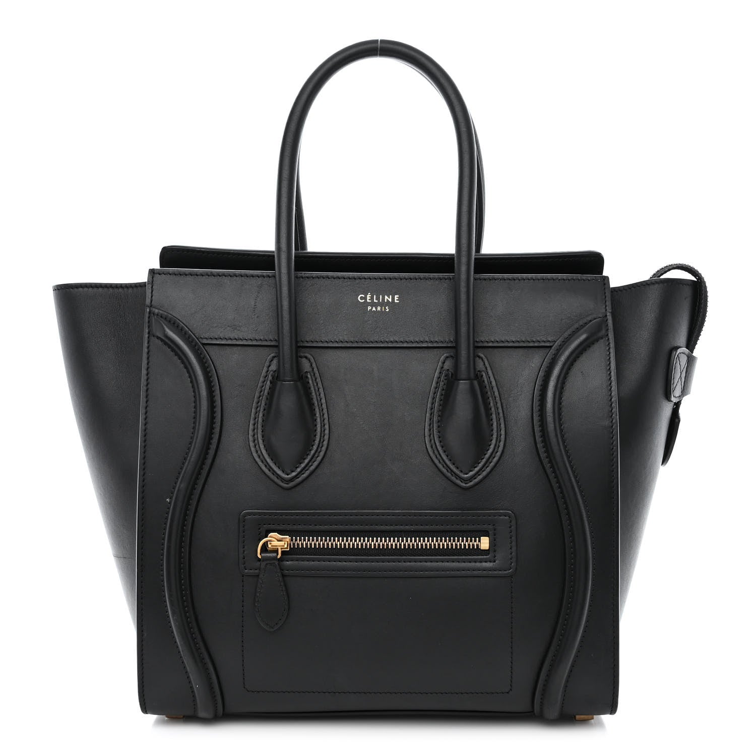 Celine Smooth Calfskin Micro Luggage Black 1 of 13