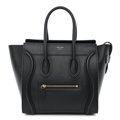 Celine Smooth Calfskin Micro Luggage Black 1 of 13