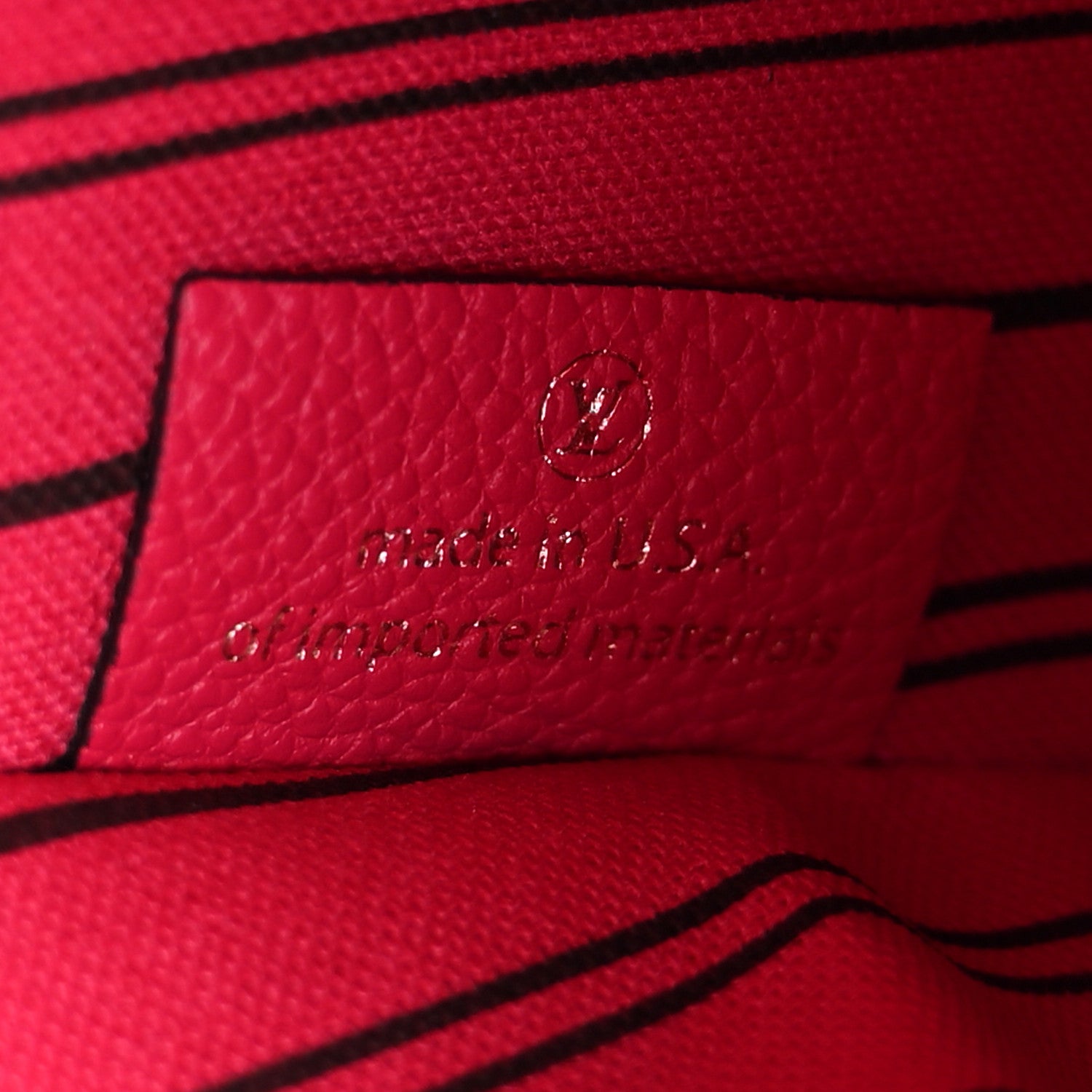 Louis Vuitton Empreinte Pochette Metis Scarlet 7 of 10