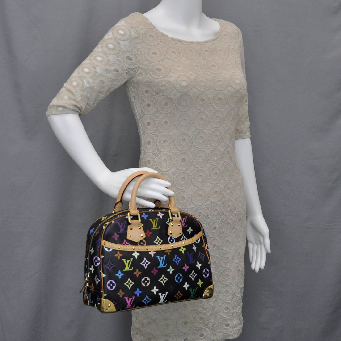 Monogram Multicolor Trouville Black