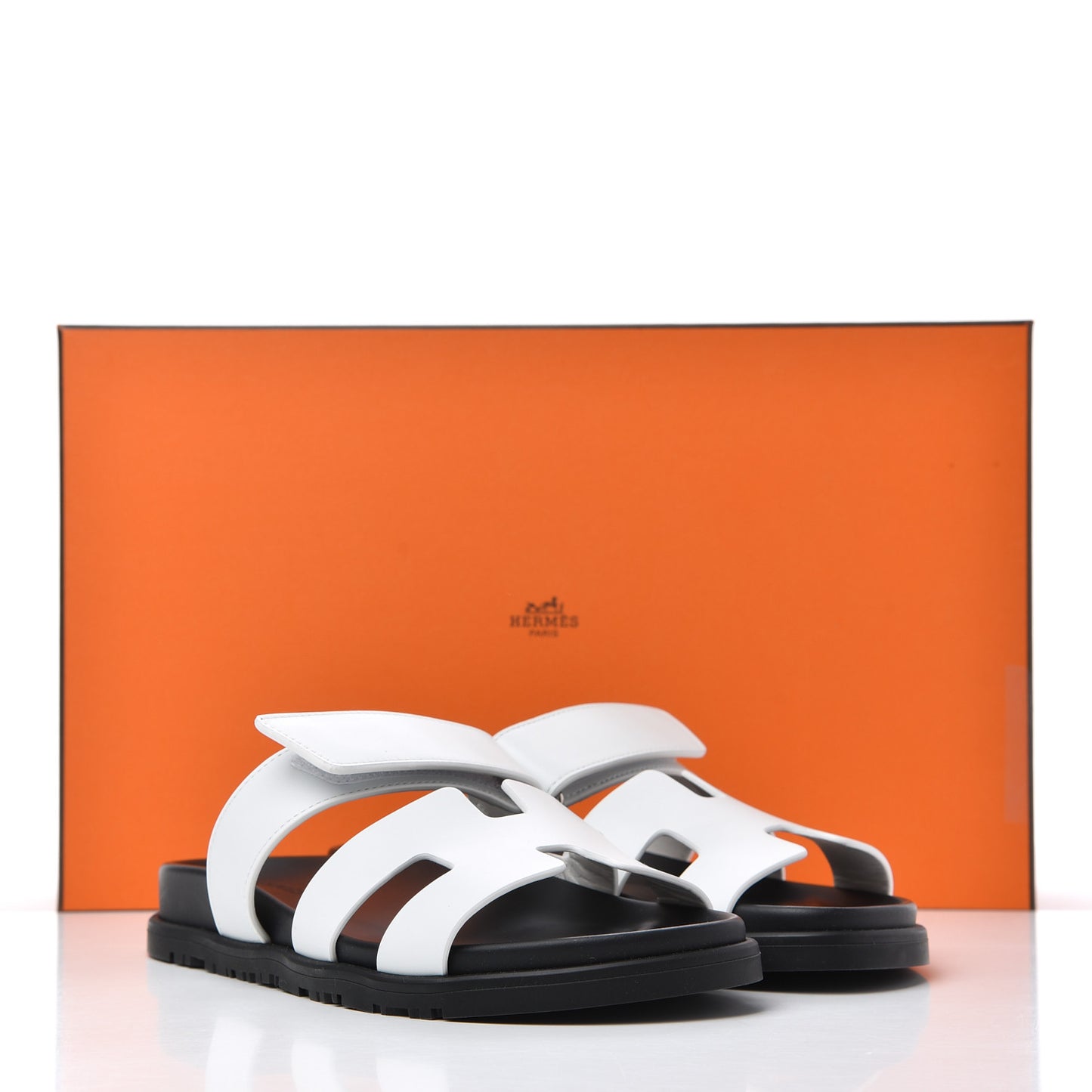 Calfskin Womens Chypre Sandals 36 White