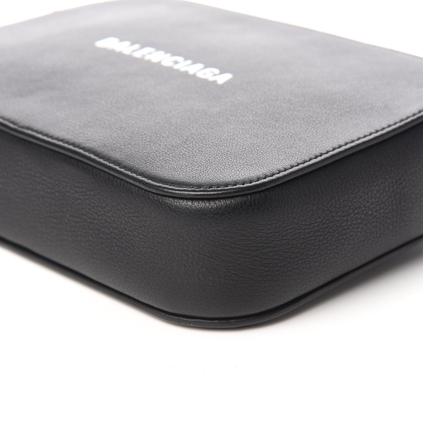 Calfskin Logo S Everyday Camera Bag Black