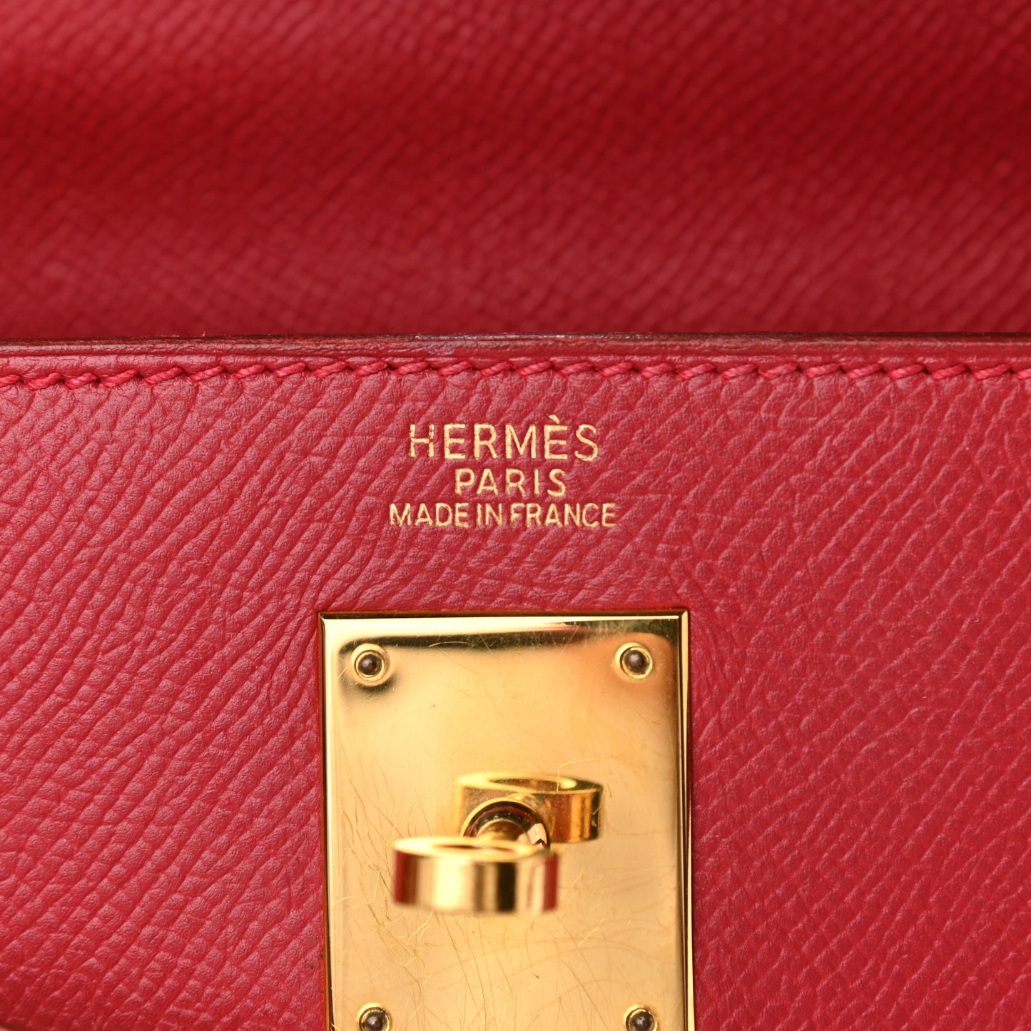 Epsom Kelly Sellier 32 Rouge Casaque