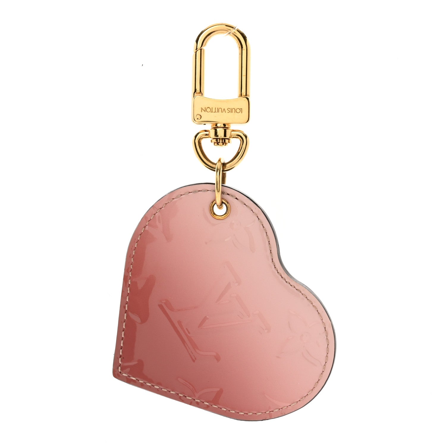 Louis Vuitton Vernis Degrade Heart Bag Charm Pink 1 of 4