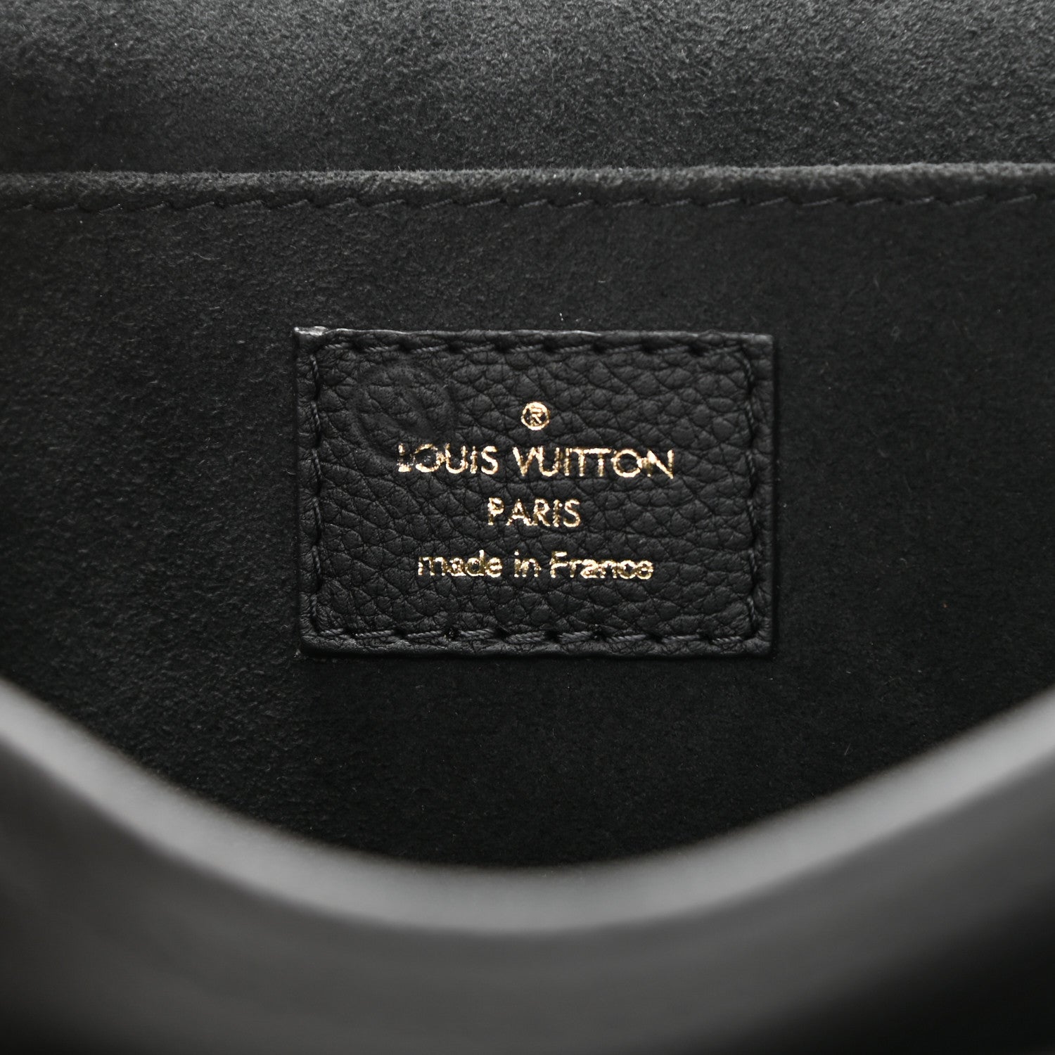 Louis Vuitton Grained Calfskin Lockme Chain Bag PM Black 6 of 9