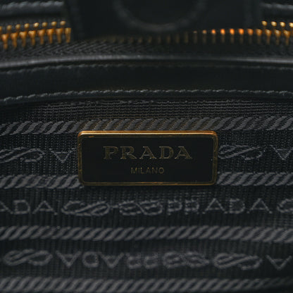 Prada Saffiano Soft Calfskin Small Zippered Tote Baltico 6 of 11
