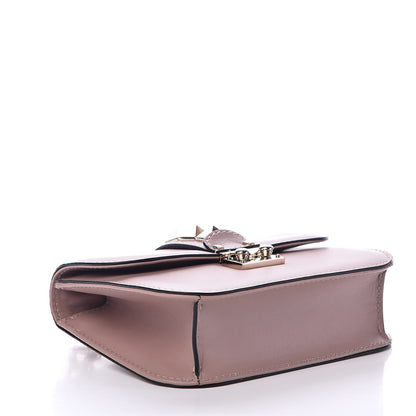 Valentino Garavani Vitello Small Glam Lock Rockstud Flap Poudre 4 of 10