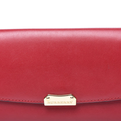 Burberry Smooth Calfskin Continental Flap Wallet Red 9 of 9
