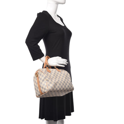 Louis Vuitton Damier Azur Speedy Bandouliere 25 3 of 12