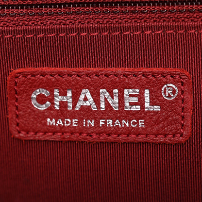 Chanel Caviar Quilted New Medium Boy Flap Dark Red 6 of 11