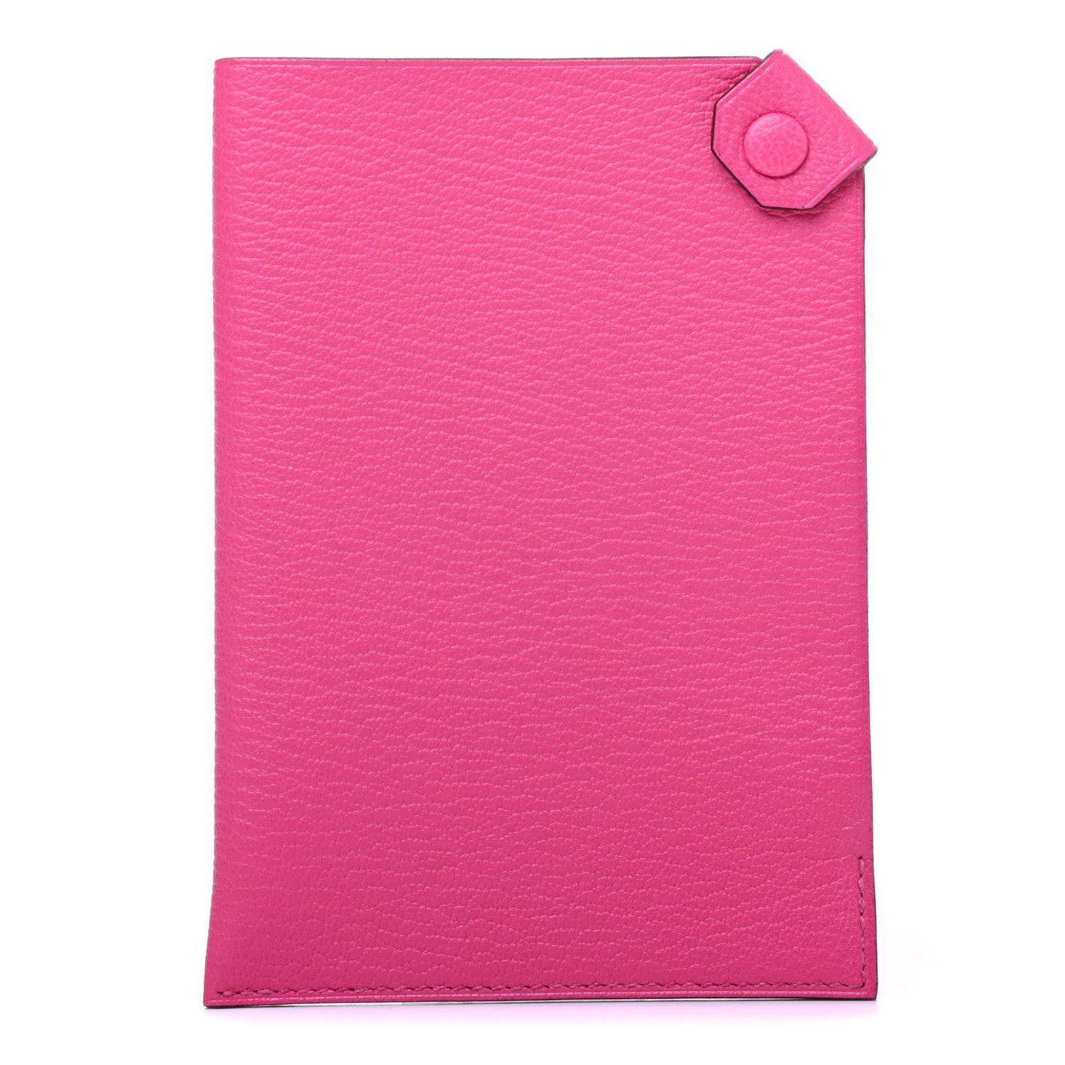 Hermes Chevre Mysore Tarmac PM Passport Holder Rose Tyrien 1 of 8