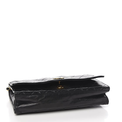 Chanel Lambskin Quilted Medium Single Flap Black 3 of 10