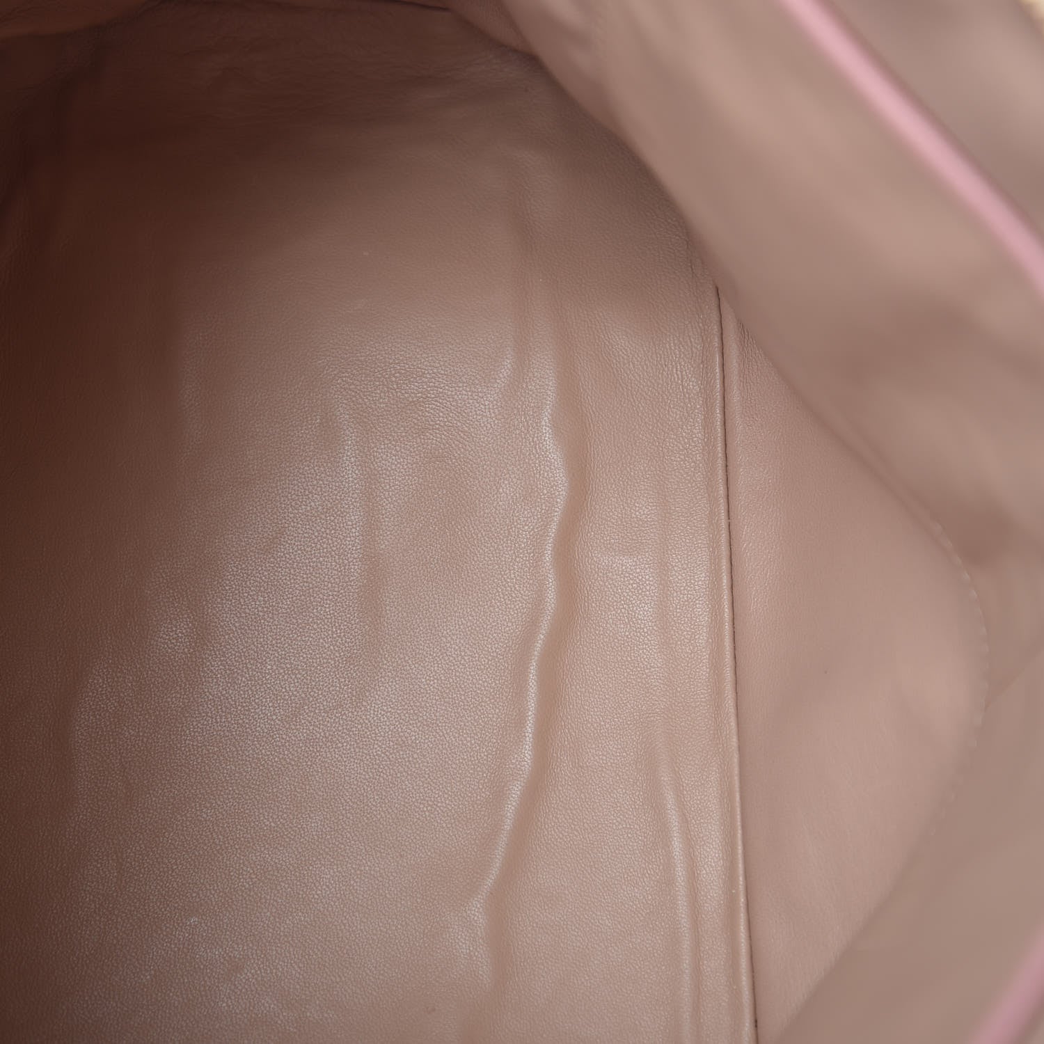 Prada Saffiano Lux Bi-Color Promenade Dome Tote Orchidea Talco 9 of 18