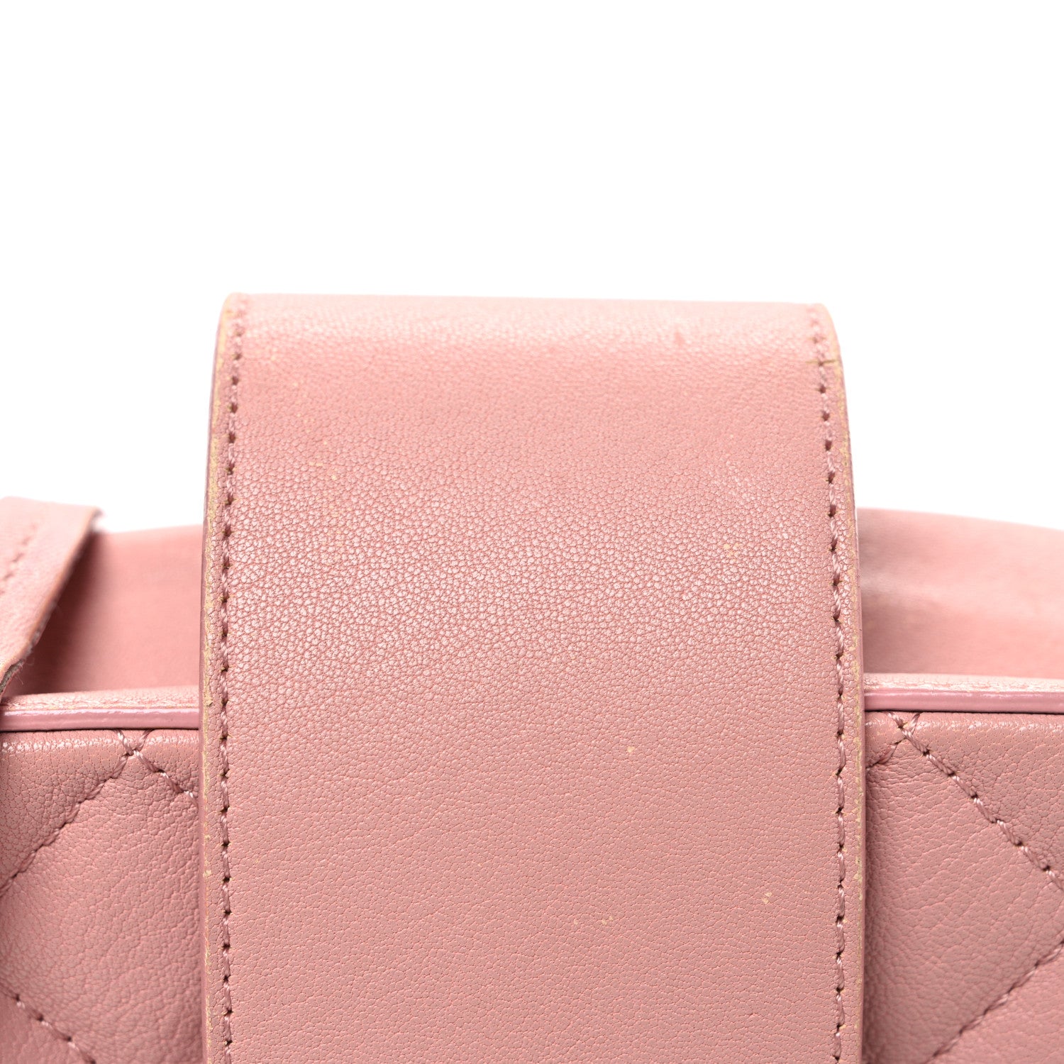 Chanel Lambskin Quilted Mini CC Box Camera Bag Pink 8 of 12