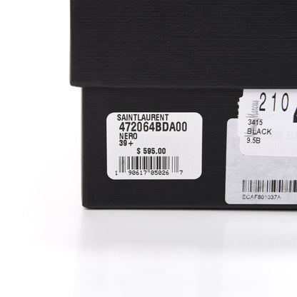 Saint Laurent Calfskin Nu Pied 05 Slide Sandals 39.5 Black 14 of 15