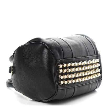Alexander Wang Soft Pebbled Lambskin Rockie Black Pale Gold Hardware 4 of 10