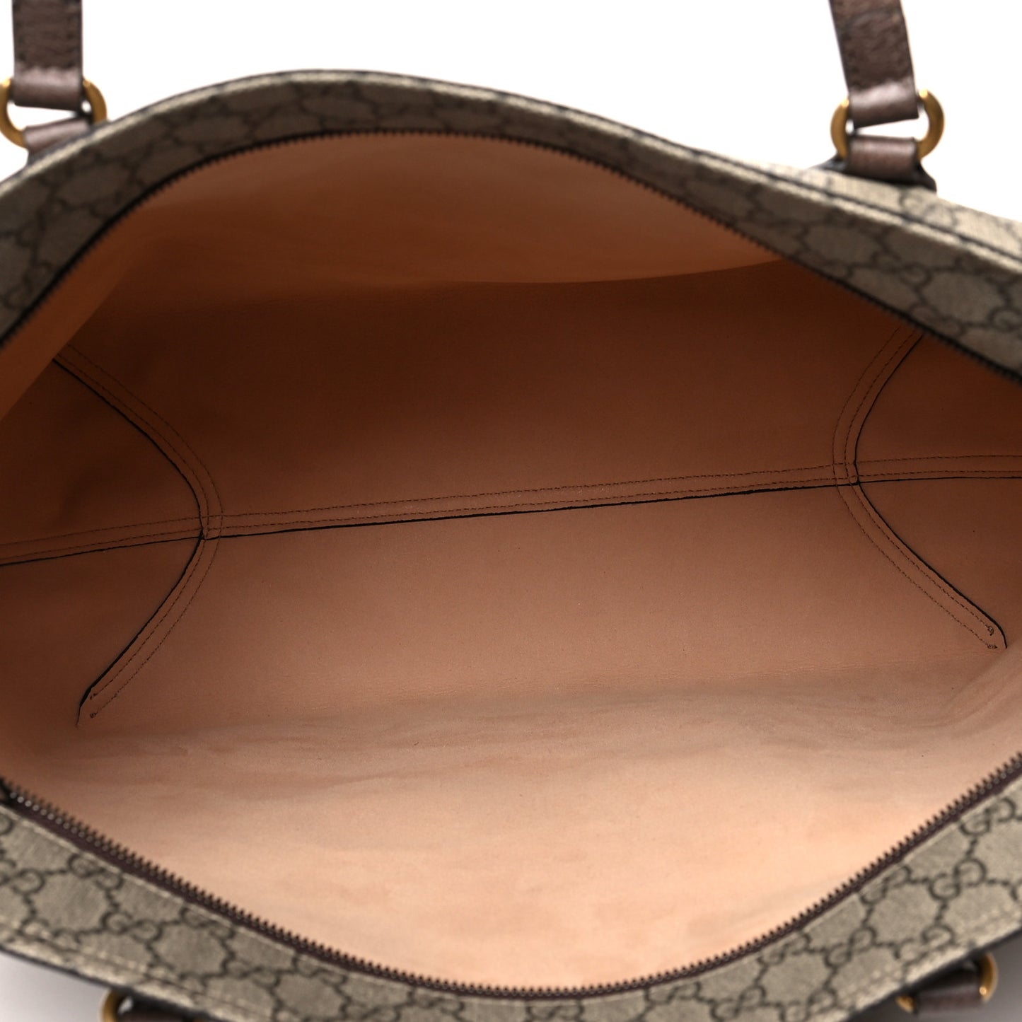 GG Supreme Monogram Medium Ophidia Shopping Tote Ebony