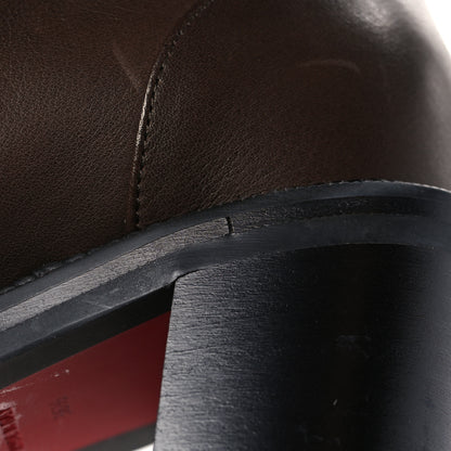 Christian Louboutin En Hiver Mixed Dual-Zip Booties 36.5 Arabica 10 of 11
