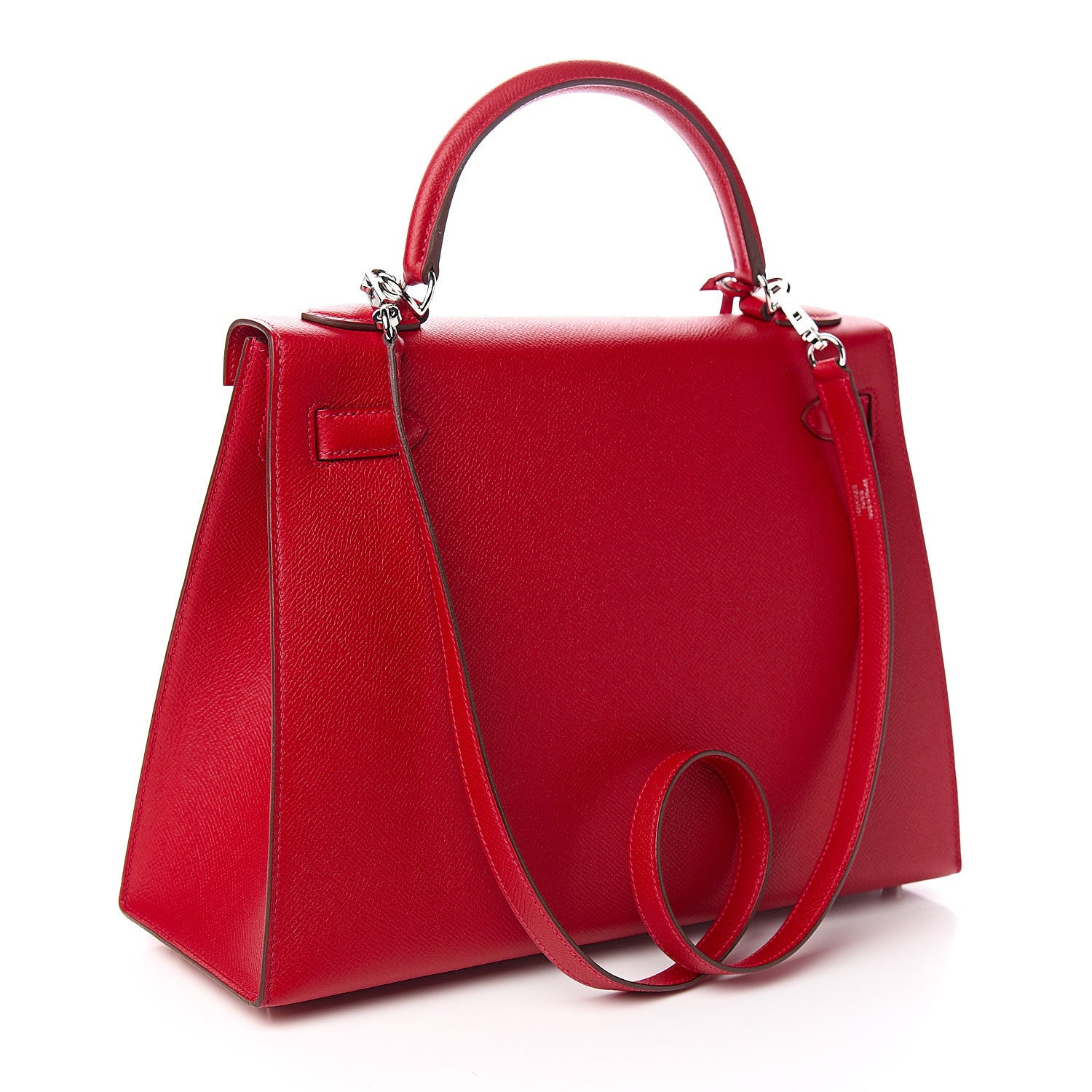 Hermes Epsom Kelly Sellier 32 Rouge Casaque 2 of 9