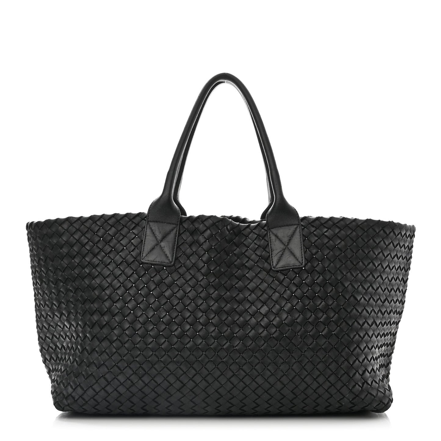 Nappa Intrecciato Medium Cabat Black
