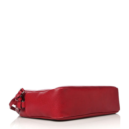 Saint Laurent Lambskin Monogram Small Lou Camera Bag Lipstick Red 4 of 12